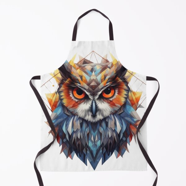 Item preview, Geometric Owl – Colorful Polygon Art Design designed and sold by AvanasShop.