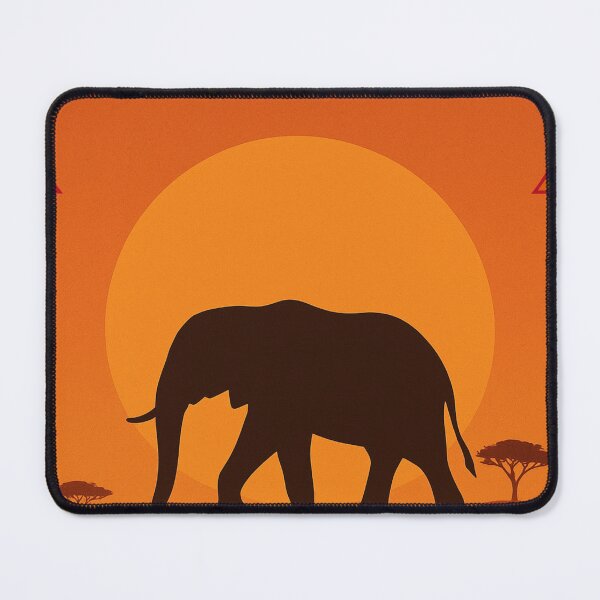 Item preview, Elephant Wisdom Silhouette Bold Sunset Identity designed and sold by SavannaStrikes.