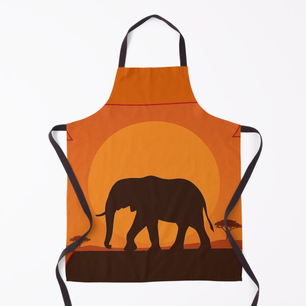 Item preview, Elephant Wisdom Silhouette Bold Sunset Identity designed and sold by SavannaStrikes.