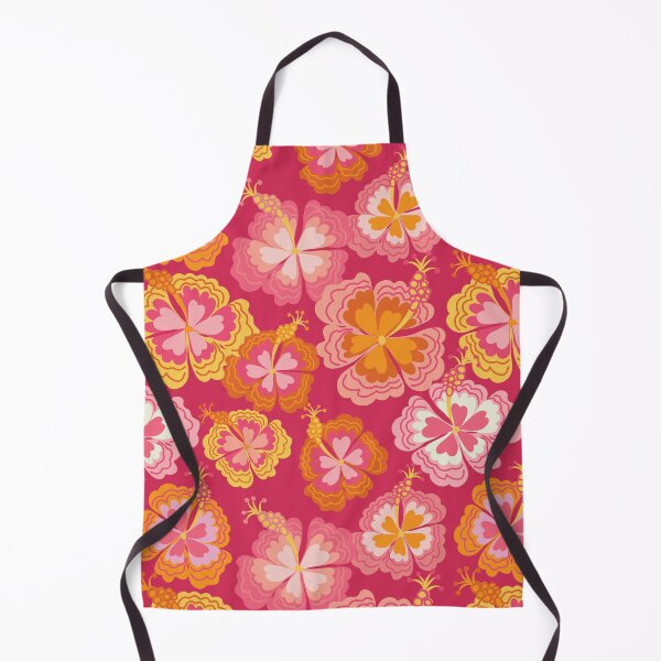 Item preview, Hot Tropical Hibiscus Floral | Hot Tropics| Vibrant Colour designed and sold by Annette Chabidon Studio.