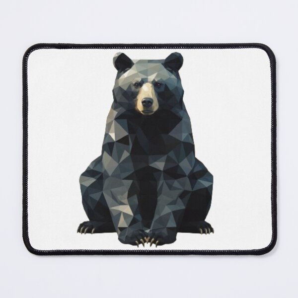 Item preview, Geometric Bear – Low Poly Animal Art Design designed and sold by AvanasShop.