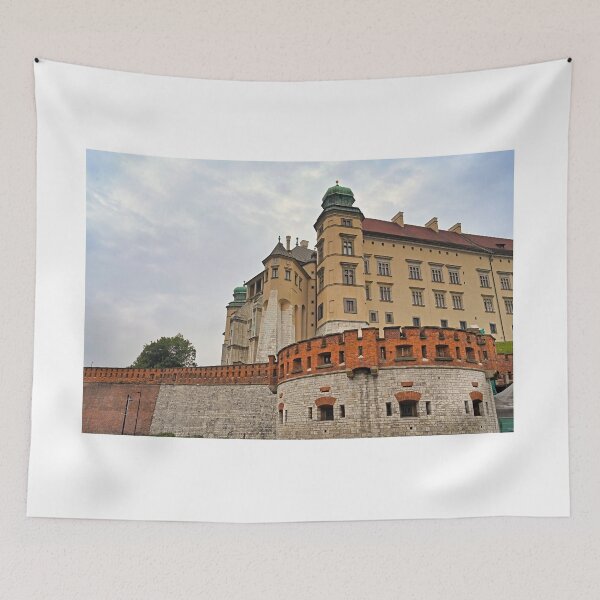 Item preview, Wawel Castle bastion walls and old buildings in Krakow, Poland designed and sold by goceris.