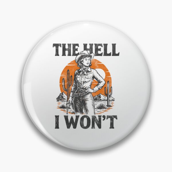 Item preview, The Hell I Won’t Shirt – Western Cowgirl T-Shirt  designed and sold by TeeByDesignsCo®.