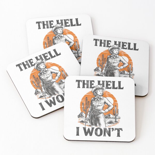 Item preview, The Hell I Won’t Shirt – Western Cowgirl T-Shirt  designed and sold by TeeByDesignsCo®.
