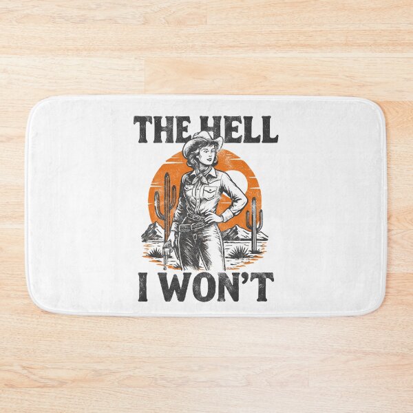 Item preview, The Hell I Won’t Shirt – Western Cowgirl T-Shirt  designed and sold by TeeByDesignsCo®.