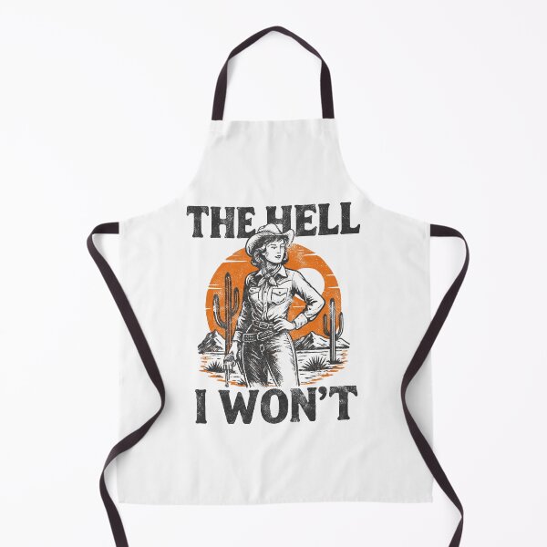 Item preview, The Hell I Won’t Shirt – Western Cowgirl T-Shirt  designed and sold by TeeByDesignsCo®.