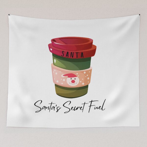 Item preview, Christmas Shirt / Santa's Secret Fuel / Coffee Shirt designed and sold by BlesstB.