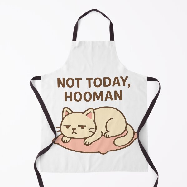 Item preview, Not Today, Hooman – Lazy Cute Cat designed and sold by VibeLab_Art.