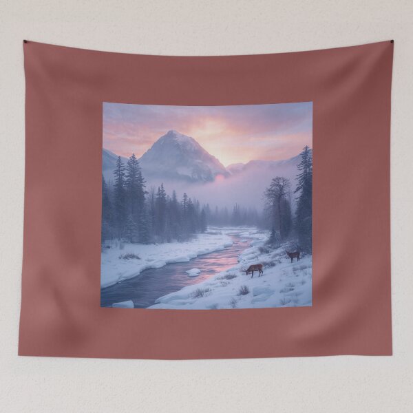Item preview, Winter, atmospheric graphics introducing the atmosphere of white winter. designed and sold by Knock on my door.