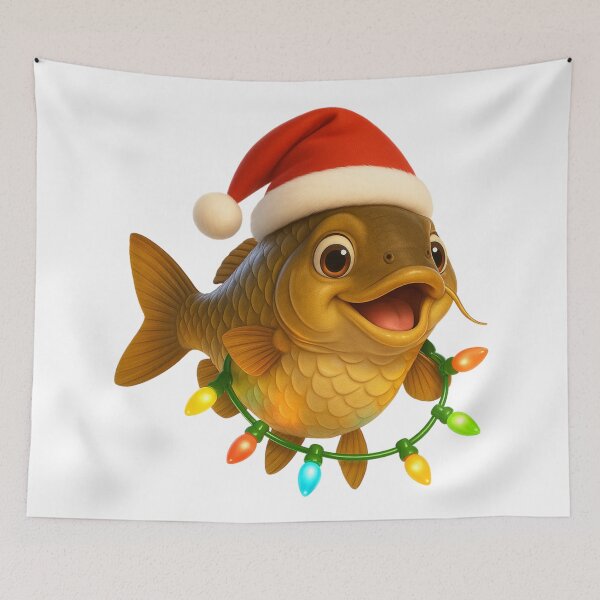 Item preview, Christmas Common Carp designed and sold by Sillytoe.