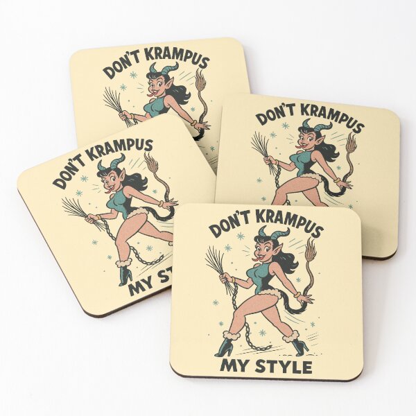 Item preview, Don’t Krampus My Style Retro Pinup Christmas Devil designed and sold by Victor Shadehorn.