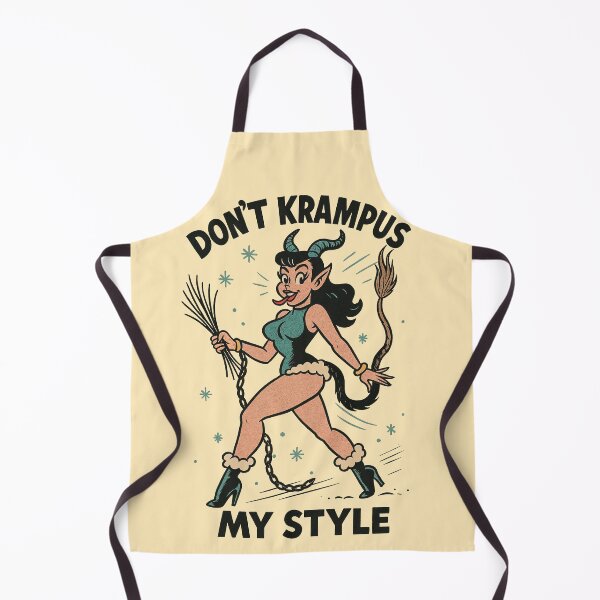 Item preview, Don’t Krampus My Style Retro Pinup Christmas Devil designed and sold by Victor Shadehorn.