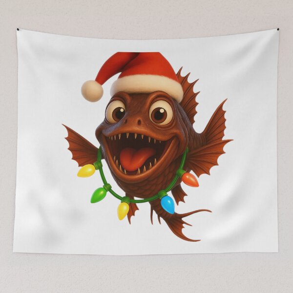 Item preview, Christmas Dragonfish designed and sold by Sillytoe.
