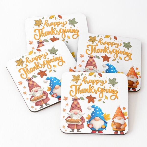 Item preview, Cute Thanksgiving Gnomes – Autumn Feast Illustration designed and sold by DesignArtist.ia.