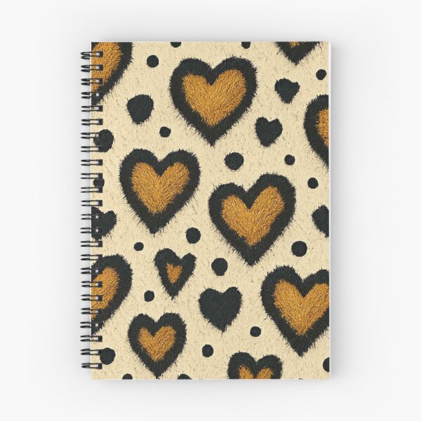 Item preview, Heart Leopard Print Pattern – Cute Furry Hearts Cheetah Style Design designed and sold by LumiConcept.