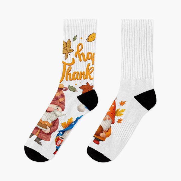 Item preview, Cute Thanksgiving Gnomes – Autumn Feast Illustration designed and sold by DesignArtist.ia.