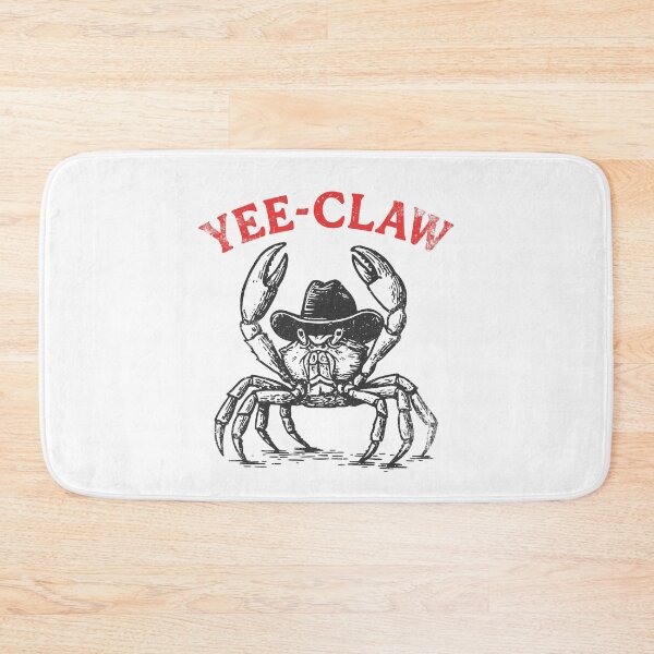 Item preview, Yee Claw! Vintage Cowboy Crab Tee – Funny Western Seafood Shirt designed and sold by TeeByDesignsCo®.