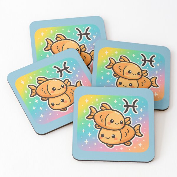 Item preview, Kawaii Pisces Zodiac Sign Sticker designed and sold by StickerlyYours369.