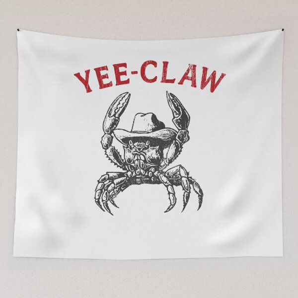 Item preview, Yee Claw! Cowboy Crab Adventures – Funny Western Retro Tee designed and sold by TeeByDesignsCo®.