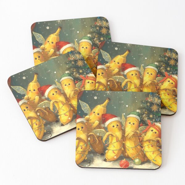 Artikelvorschau, Christmas Bananas entworfen und verkauft von Pinkgnomie.