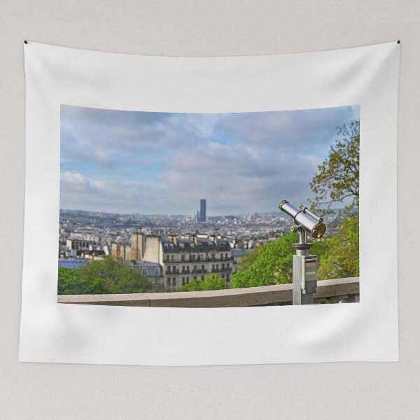 Item preview, Coin-Operated Binoculars at the terrace of the Basilica of the Sacred Heart of Paris.Panoramic View of Paris from Montmartre. designed and sold by goceris.
