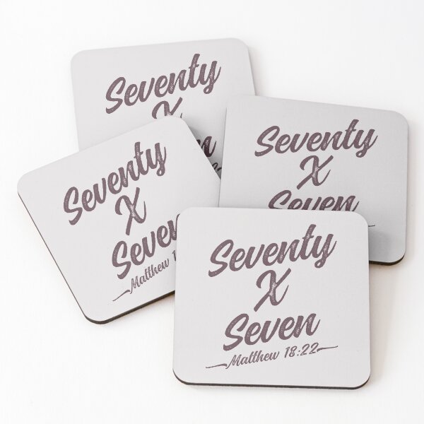 Item preview, Biblical Forgiveness - Seventy X Seven - Matthew 18:22 designed and sold by Angela Dow.