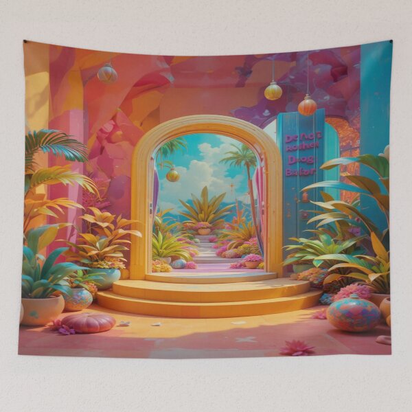 Item preview, The gateway to the Caribbean in vibrant pastel shades designed and sold by Hot4Shirt.