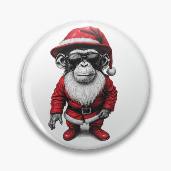 Item preview, Merry Christmas monkey designed and sold by Bossy Box.