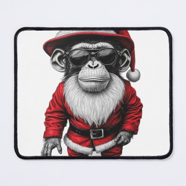 Item preview, Merry Christmas monkey designed and sold by Bossy Box.