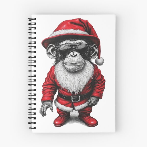Item preview, Merry Christmas monkey designed and sold by Bossy Box.