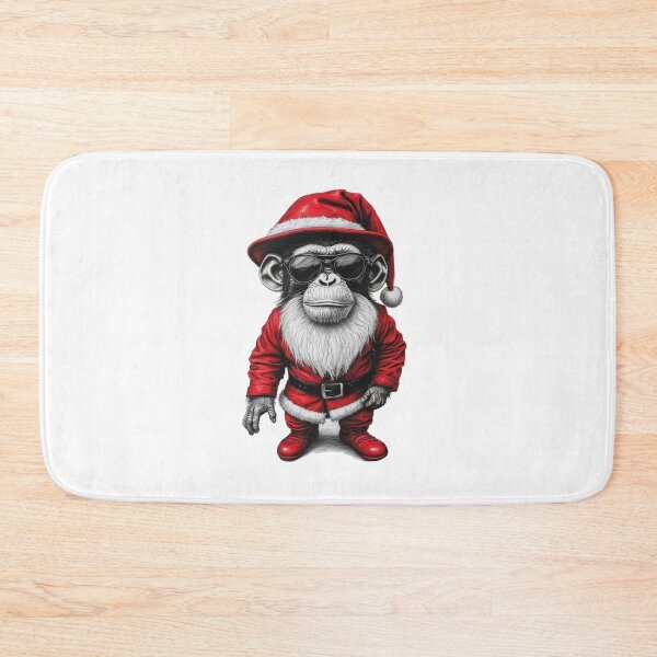 Item preview, Merry Christmas monkey designed and sold by Bossy Box.