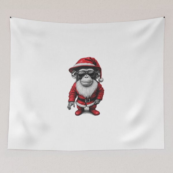 Item preview, Merry Christmas monkey designed and sold by Bossy Box.