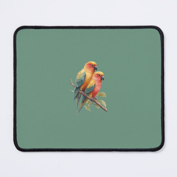 Item preview, Colorful Parrot Pair Sticker – Tropical Birds Art for Nature Lovers designed and sold by Subhash1562.