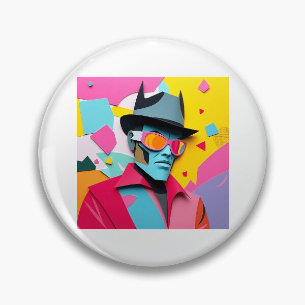 Item preview, Vibrant Paper Collage Vigilante designed and sold by sharon1210.