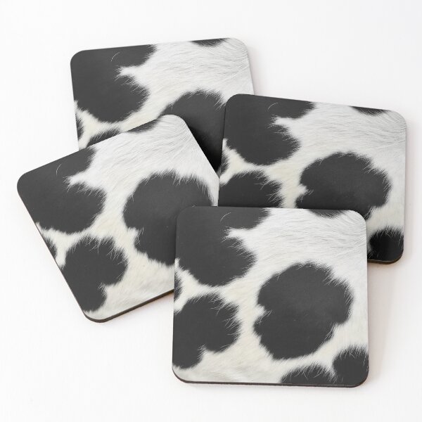 Item preview, black and white cow animal skin fur texture designed and sold by tony4urban.