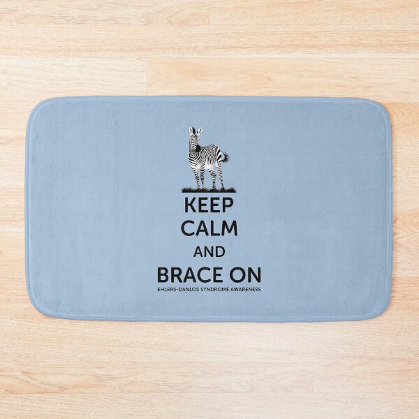 Item preview, EDS Awareness Zebra - Keep Calm And Brace On designed and sold by Jesabee Designs.