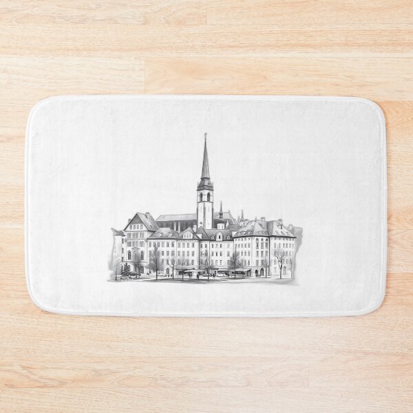 Item preview, Zagreb Charcoal Pencil Sketch designed and sold by sharon1210.