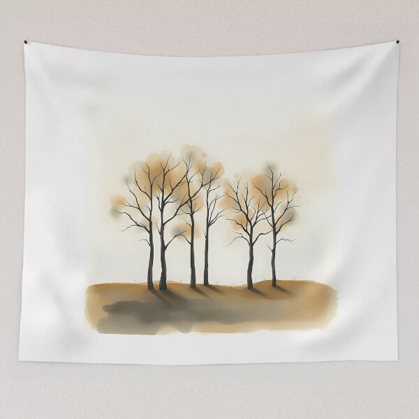 Item preview, Serene Willow Trees Watercolor Art designed and sold by sharon1210.