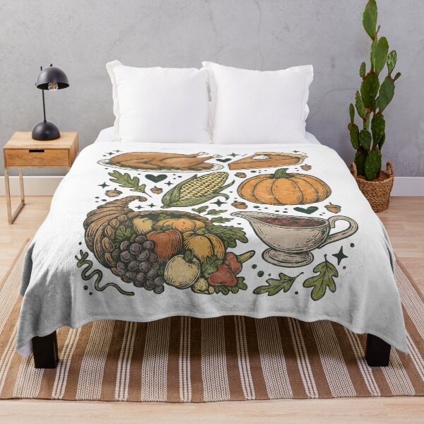 Item preview, Retro Thanksgiving Feast Shirt – Turkey, Pumpkin Pie & Fall Vibes Tee designed and sold by TeeByDesignsCo®.