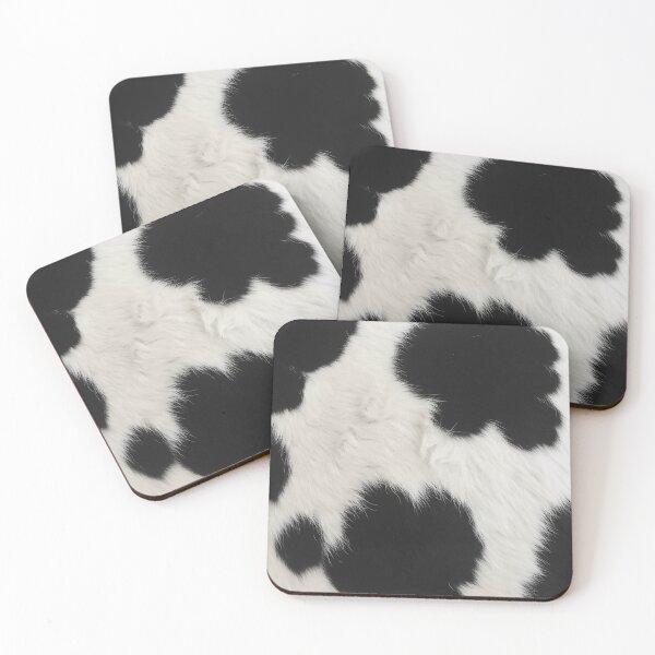 Item preview, black and white cow animal skin fur texture designed and sold by tony4urban.