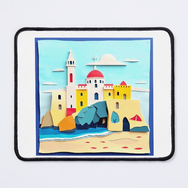 Item preview, Nazare Paper Collage Art designed and sold by sharon1210.