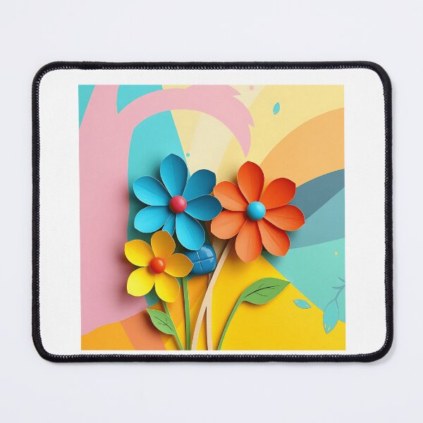Item preview, Colorful Paper Collage Pill Flowers designed and sold by sharon1210.