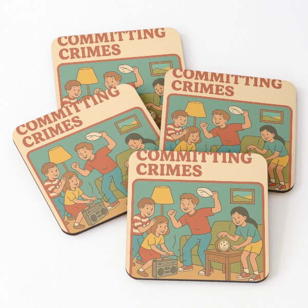 Item preview, BACKGROUND MUSIC WHILE COMMITTING CRIMES designed and sold by The Turbulent Architect.
