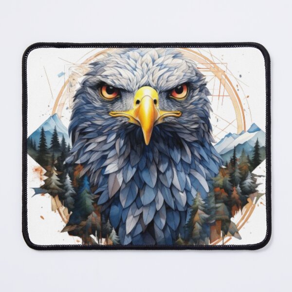 Item preview, Majestic Eagle – Geometric Wildlife Art Design designed and sold by AvanasShop.