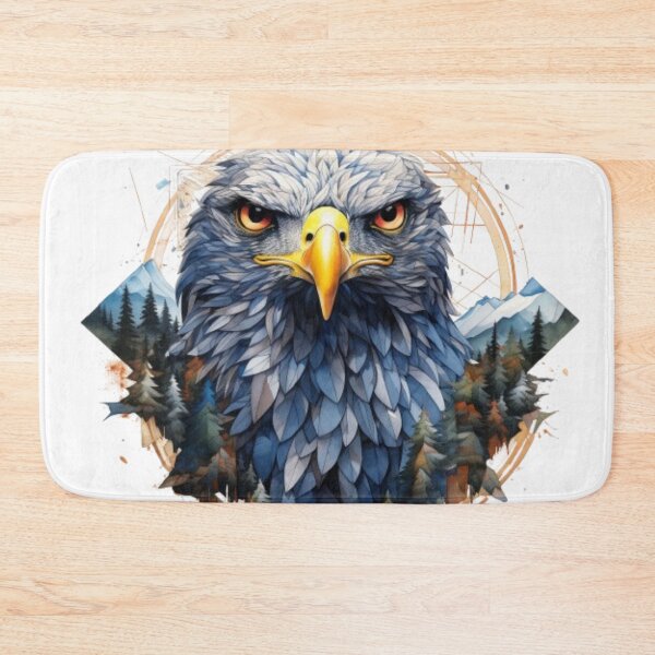Item preview, Majestic Eagle – Geometric Wildlife Art Design designed and sold by AvanasShop.