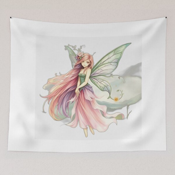 Item preview, Northern Ireland Fairy in Watercolor designed and sold by sharon1210.