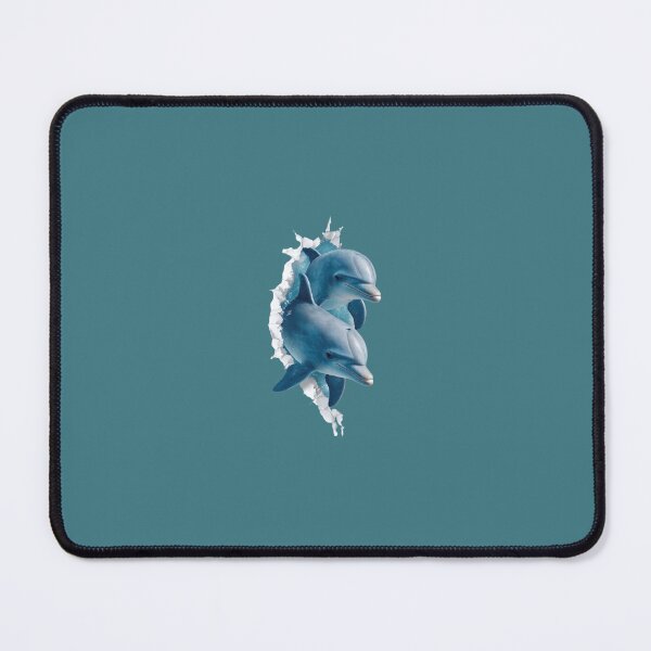 Item preview, Playful Dolphins Sticker – Realistic Ocean Art Marine Animal Duo. designed and sold by Subhash1562.