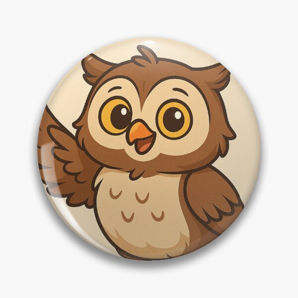 Item preview, Cute Friendly Owl Cartoon – “Be My Friend” Character Illustration designed and sold by Fusion bros.