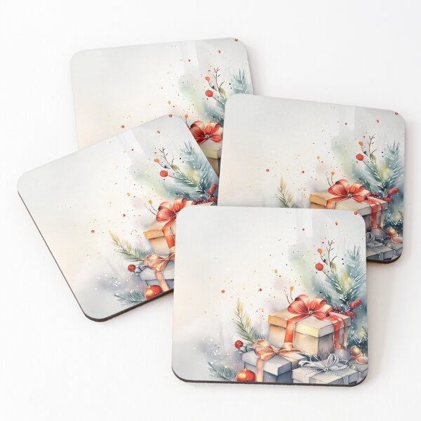 Item preview, Festive Watercolor Gifts designed and sold by homydesign.