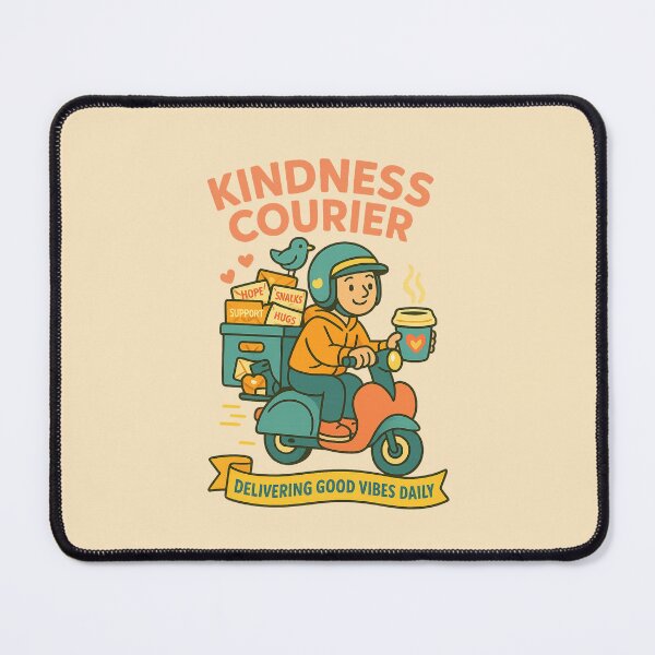 Artikelvorschau, Kindness Courier – Delivering Good Vibes Daily entworfen und verkauft von HelpHaha.